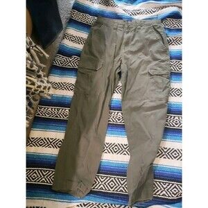 Vintage Y2k Baggy Cargo Pants green basic editions 32x 32